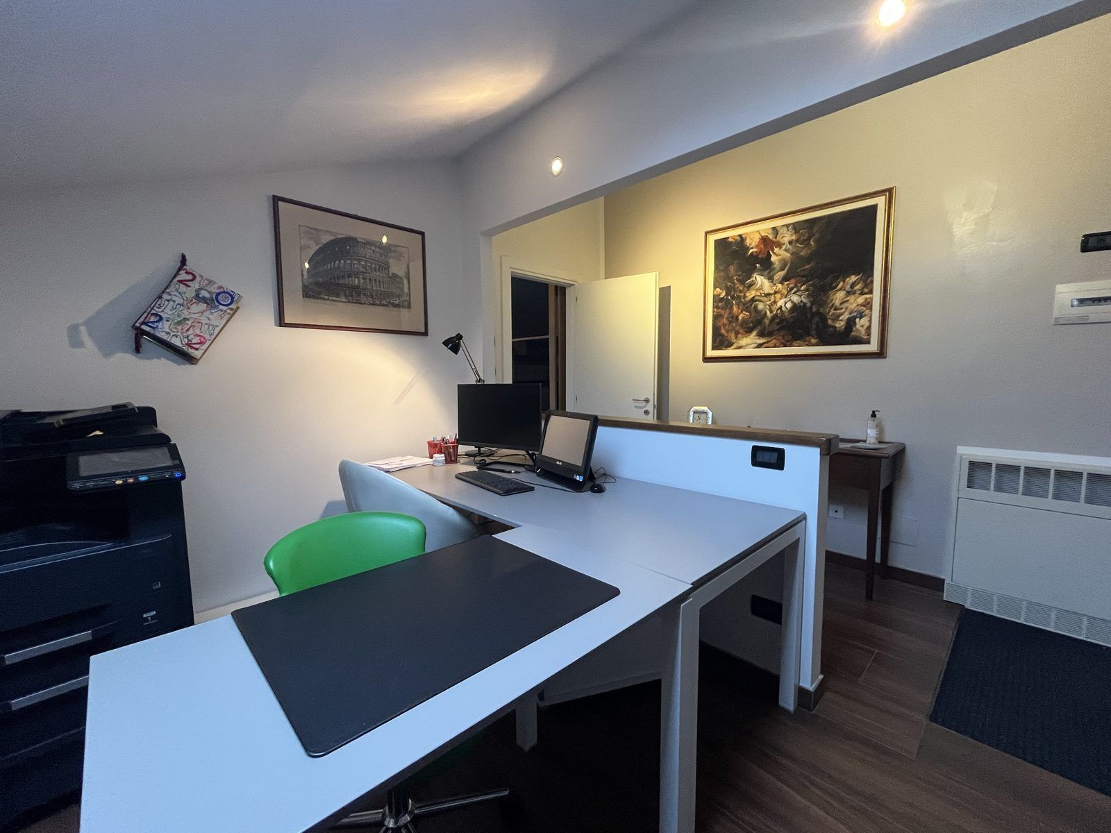 Postazione di lavoro dello studio